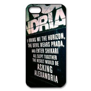 Fashion Asking Alexandria Personalized iPhone 5 Hard Case Cover  CCINO Cell Phones & Accessories