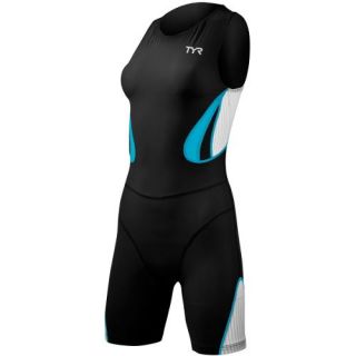TYR Womens Carbon Trisuit Back Zip with Pad 2013