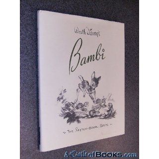 Walt Disney's Bambi The Sketchbook Series Disney Book Group 9780786863020 Books