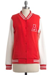 Red Letterman Day Jacket  Mod Retro Vintage Jackets
