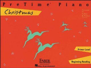 Faber Music Pretime Piano Christmas Primer Level Beginning Reading   Faber Piano Musical Instruments