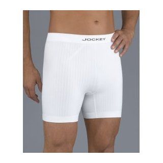 Jockey Next to Nothing Midway Micro Boxer Brief Underwear (XL White) Clothing