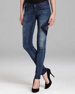 True Religion Jeans   Stella Embroidered Skinny in Star Dunes's