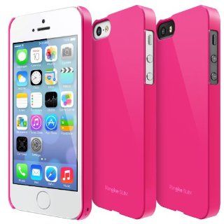 [Better Grip] Ringke� SLIM iPhone 5 / 5S Case [LF PINK] SUPER SLIM + LF DUAL COATED + PERFECT FIT Anti Scratch Surface Premium Hard Case Cover w/ Full access to all functions for Apple iPhone 5S / 5 [ECO Package] * Does Not Include Free Screen Protector. 