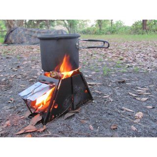 Foldable Pocket Cooker  Camping Stoves  Sports & Outdoors