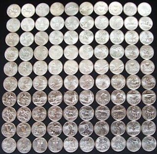 1999   2008 50 state Quarter sets 50 D and 50 P quarter Coins, totally 100 coins Toys & Games