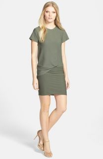 Theory 'Toasta' Layer Detail T Shirt Dress