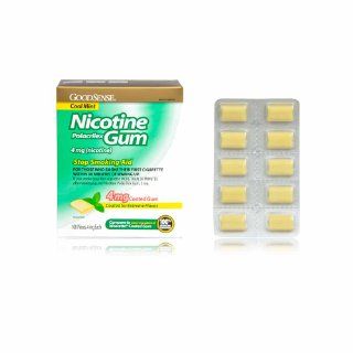 Good Sense Nicotine Polacrilex Gum, 4mg (nicotine), Cool Mint 100 count Health & Personal Care