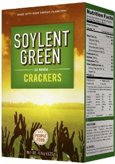 Soylent Green Crackers, 4.4 Ounce (Pack of 3)  Packaged Snack Crackers  Grocery & Gourmet Food
