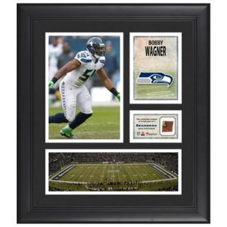Bobby Wagner Seattle Seahawks Framed 15 x 17 Collage with Game Used Football