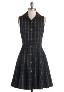 Classic Twist Dress in Black  Mod Retro Vintage Dresses