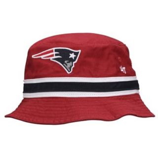 47 Brand New England Patriots Bucket Hat   Red