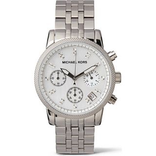 MICHAEL KORS   MK5020 diamond dot stainless steel chronograph watch