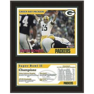 Mounted Memores Green Bay Packers Super Bowl III 12 x 15 Sublimated Plaque