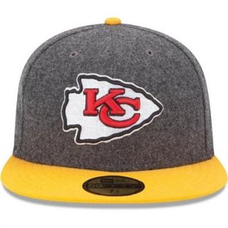 New Era Kansas City Chiefs Melton Basic 59FIFTY Structured Fitted Hat
