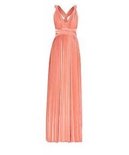 Coral 15 in 1 Maxi Prom Dress