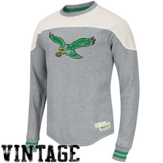 Mitchell & Ness Philadelphia Eagles Long Sleeve Thermal T Shirt   Ash