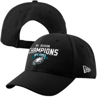 New Era Philadelphia Eagles 2013 NFC East Division Champions 9FORTY Adjustable Hat   Black