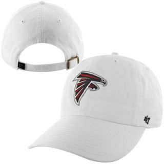 47 Brand Atlanta Falcons Cleanup Adjustable Hat   White