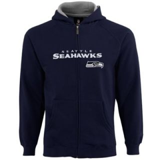 Seattle Seahawks Toddler Full Zip Hoodie   College Navy