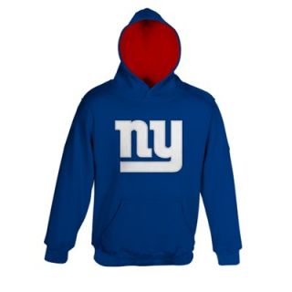 New York Giants Youth Logo Pullover Hoodie   Royal Blue