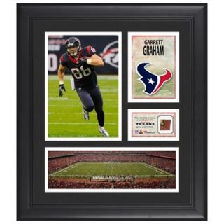 Garrett Graham Houston Texans Framed 15 x 17 Collage with Game Used Football
