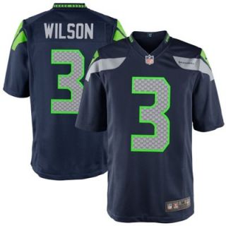 Nike Russell Wilson Seattle Seahawks Toddler Game Jersey   College Navy