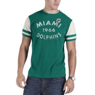 47 Brand Miami Dolphins Infield T Shirt   Aqua