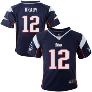 Nike Tom Brady New England Patriots Toddler Game Jersey   Navy Blue