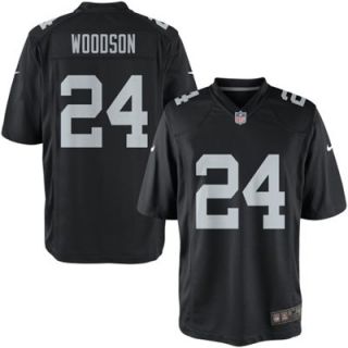Nike Youth Oakland Raiders Charles Woodson Team Color Game Jersey