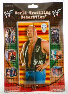 WWF / WWE   1998   Game Day Ent.   Pro Cube   9 Different WWF Superstars   Steve Austin / Sunny / Undertaker / Kane / The Rock + More   Works Like aRubik's Cube   New   Limited Edition   Collectible Toys & Games