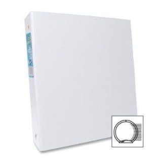 Aurora Products Products   Round Ring Binder, 1 1/2amp;quot; Cap, 11amp;quot;x8 1/2amp;quot;, White   Sold as 1 EA   Heavy duty binder is made from 70 percent post consumer products and is 100 percent recyclable. Binder does not contain any VOCs (Volatile 