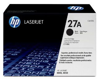 HP C4127A Laserjet 27A Cartridge   Retail Packaging   Black Electronics