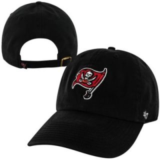 47 Brand Tampa Bay Buccaneers Cleanup Adjustable Hat   Black