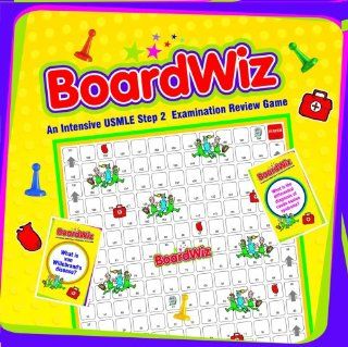 BoardWiz An Interactive Board Game for USMLE Step 2 Review, Containing 2000 Flash Cards (9781934323144) Paul D., M.D. Chan Books