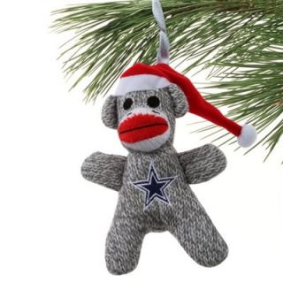 Dallas Cowboys Sock Monkey Ornament