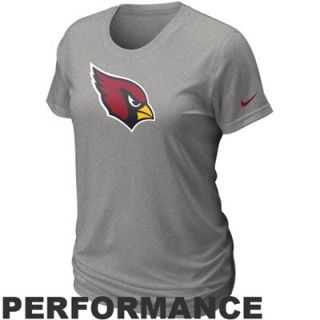 Nike Arizona Cardinals Womens Legend Logo Performance T Shirt   Ash