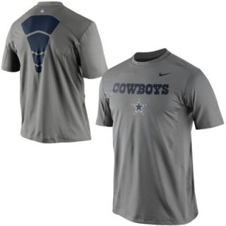 Mens Nike Gray Dallas Cowboys Hypercool Speed Performance T Shirt