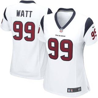 Nike J.J. Watt Houston Texans Womens Game Jersey   White