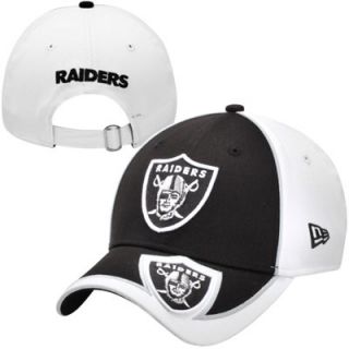 New Era Oakland Raiders Nunopus 9FORTY Adjustable Hat   Black/White