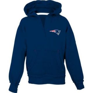 Reebok New England Patriots Youth Girls Pullover Hooded Sweatshirt