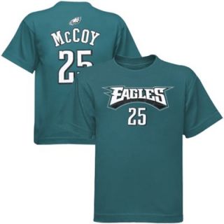 LeSean McCoy Philadelphia Eagles Youth Primary Name and Number T Shirt   Midnight Green