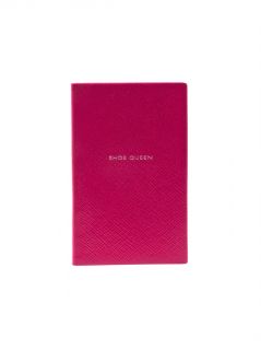 Shoe Queen Panama leather notebook  Smythson 