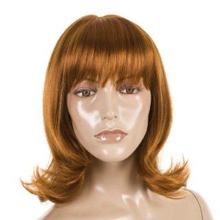 Sandy Auburn Ginger Cute Fashion Flick 50's 60's Style Wig  Hair Replacement Wigs  Beauty