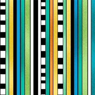 Hip Happier quilt fabric by Henry Glass, Striped fabric with lots of different colors