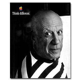 Pablo Picasso Apple Think Different Poster 24x 36 Inches   Prints