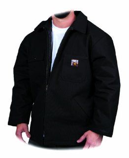 Steiner 16081 30 Inch Chore Coat, Thermal Tuff Quilt Lined, Button, Black, Medium   Safety Vests  