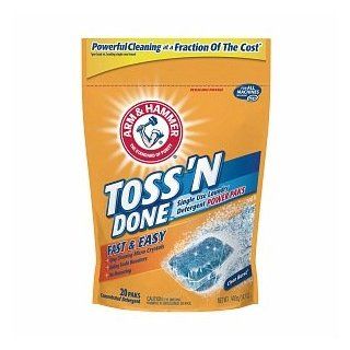 Arm & Hammer Toss n' Done Single Use Laundry Detergent Power Paks, 20 ea Health & Personal Care