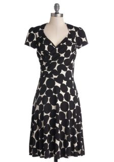 Kelly's Vivid in the Moment Dress in Dots  Mod Retro Vintage Dresses