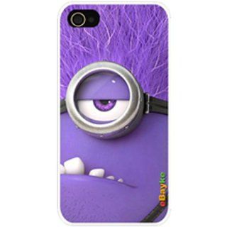 ke� Apple iPhone 5 At&t Sprint Verizon Funny Cartoon Despicable Me 2 Minions Purple Minion Evil Minions Pattern Snap on Case Cover Protective Skin Cell Phones & Accessories